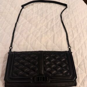 Rebecca Minkoff Black Quilted Crossbody Bag